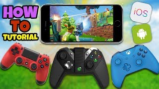 How To Use A Controller In Fortnite Mobile - Fortnite IOS Android Controller (No Hack/Cheat)