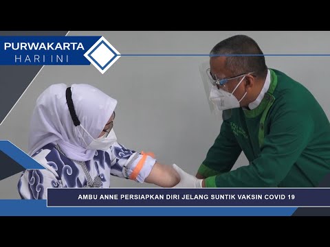 AMBU ANNE RATNA MUSTIKA PERSIAPKAN DIRI JELANG SUNTIK VAKSIN COVID 19