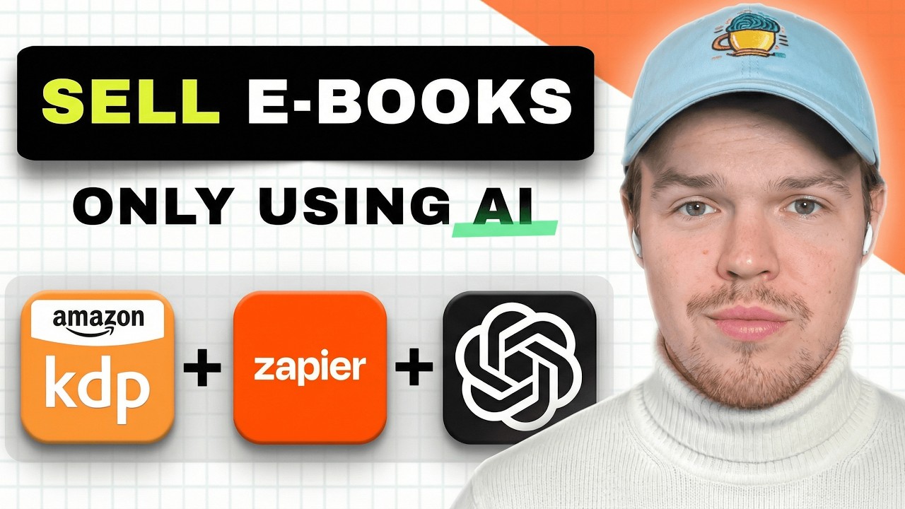 Let's have AI create e-books for Amazon KDP in 39 min (zapier, midjourney, chatgpt)