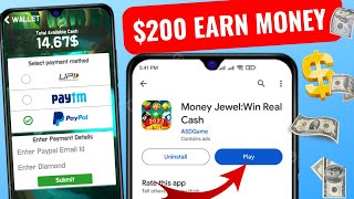 Money Jewel App Scam Or Legit | Money Jewel App Win Real Cash | Earn PayPal Money By Playing Games
