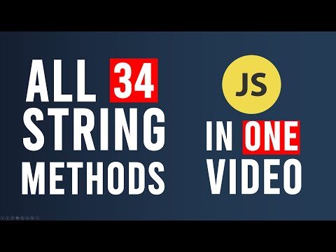 Javascript Lecture 34 2%e2%80%93 Strings String Methods In Javascript