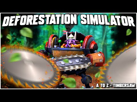 Grubby LEVELS THE MAP with TIMBERSAW! - A to Z - Dota 2