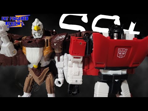 Transformers KINGDOM Battle Across Time Sideswipe & Skywarp | Fat Fingered Review #56