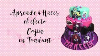 Tutorial: Efecto Cojín en una torta