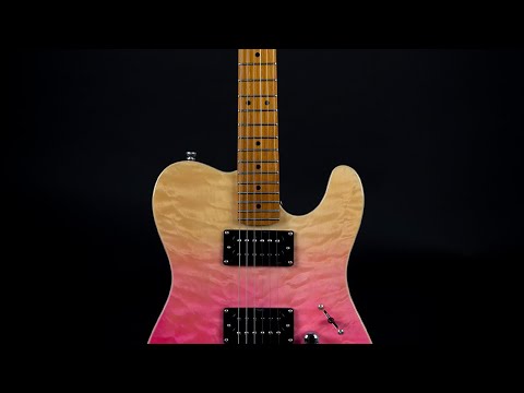 Jet JT-450 QTPK 450 Series Basswood Quilted Maple Body Canadian Roasted Maple Neck 6-String Electric Guitar image 7