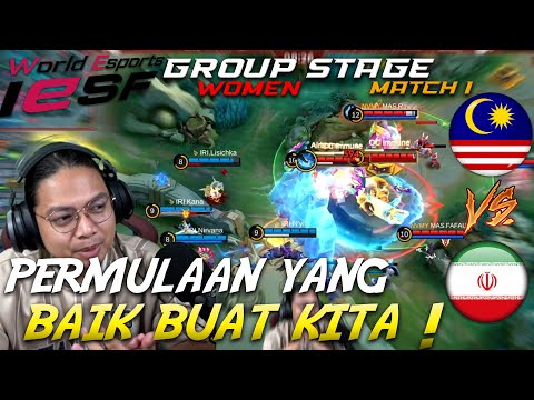 MALAYSIA VS IRAN (WOMEN) MATCH 1 IESF WEC25 !