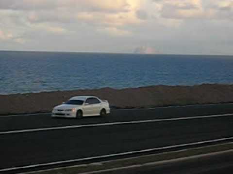 Honda Accord euro R battle on nevis track