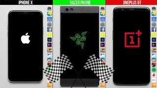 iPhone X vs. Razer Phone vs. OnePlus 5T Speed Test