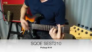 Video thumbnail for sqoe sest210 sest-210 Electric Guitar (spain) by BURGERCIS MUSIC Offer Shop Sdn Bhd