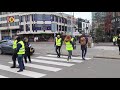 Gele hesjes protesteren in Eindhoven