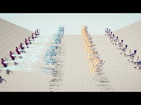 10x EVERY GOD vs 10x EVERY GOD - Totally Accurate Battle Simulator / TABS Mods