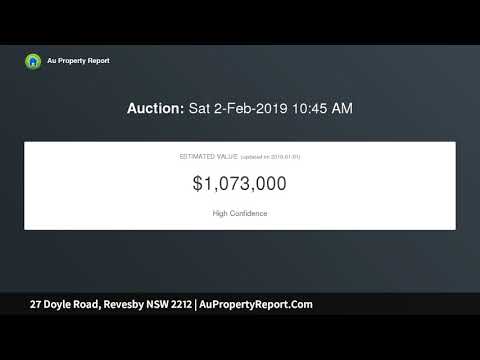 27 Doyle Road, Revesby NSW 2212 | AuPropertyReport.Com