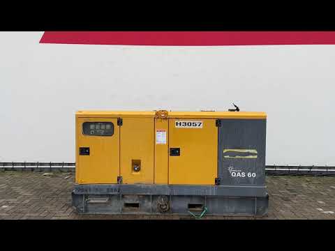 Atlas Copco QAS60 - 60 kVA Generator - DPX-12258