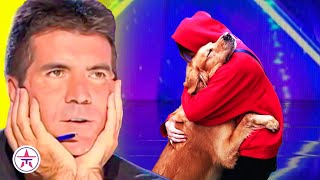 Top 10 Dog Acts That Got Simon Cowell To Go CRAZY!