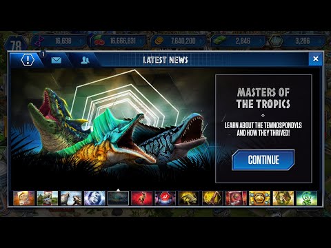 JURASSIC WORLD: THE GAME. MASTERS OF THE TROPICS | Ep. 285