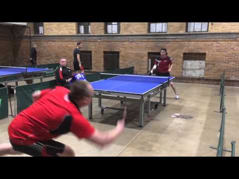 Ben Swislow vs Arkadiusz Zyworonek -  Net & Paddle vs EJ Plumbing - Chicago Table Tennis League