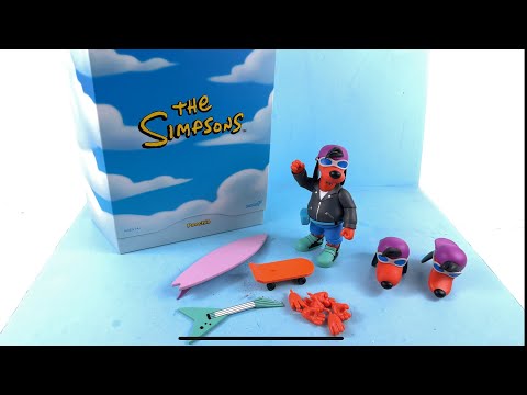 Super7 The Simpsons Ultimates! POOCHIE Video Review