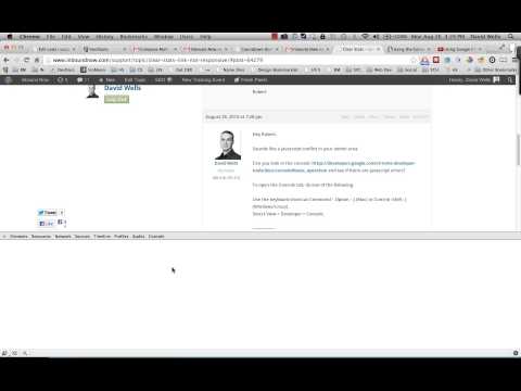 Viewing Javascript Console For Errors Mp4