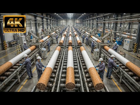 “How Cigarettes Are Manufactured in a Factory (Educational Documentary)”