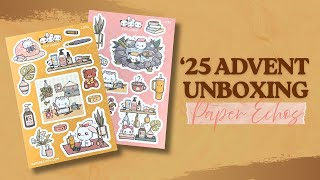 Planner Advent Unboxing | Paper Echos 2025 Advent Box