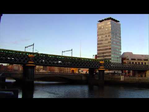 8300 Class Dart crossing the river Liffey in Dublin