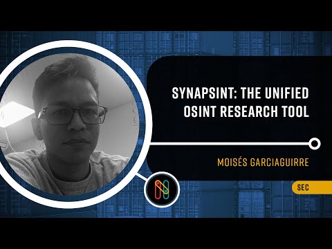 Synapsint: the unified OSINT research tool