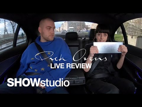 Rick Owens - Autumn / Winter 2019 Menswear Live Review