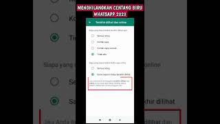 Download lagu Menghilangkan Centang Biru Whatsapp - Terbaru 2023 mp3