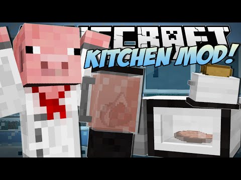 Minecraft | KITCHEN MOD (Blenders, Microwaves & More!) | Mod Showcase