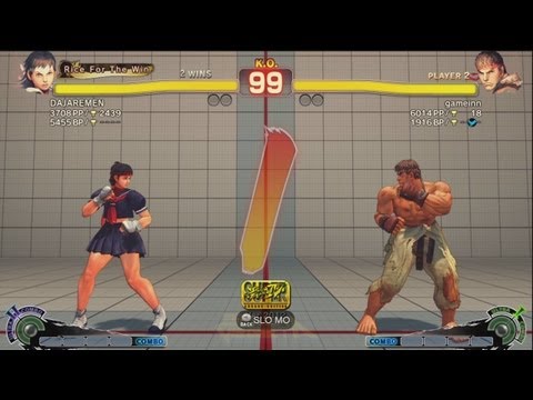 Daigo Umehara (Ryu) vs DAJAREMEN (Sakura) - AE 2012 Match *1080p*