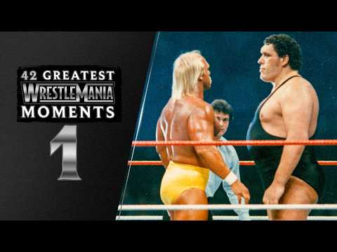 Hulk Hogan body slams Andre the Giant | WrestleMania III: 42 Greatest WrestleMania Moments
