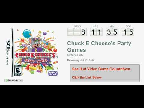 Chuck E. Cheese's Alien Defense Force Nintendo DS