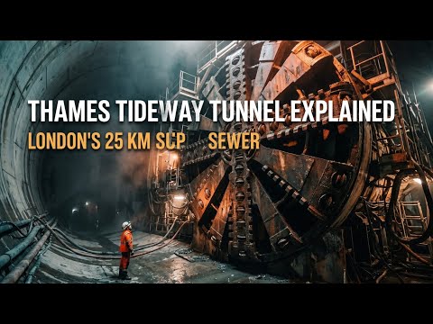 Thames Tideway Tunnel Explained: London's 25 km Super ...