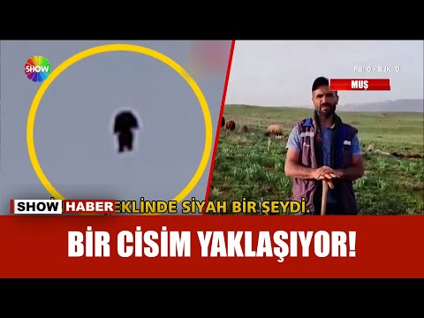 Muş semalarında bir tuhaf cisim!