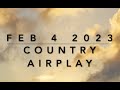 Billboard Top 60 Country Airplay Feb 4 2023