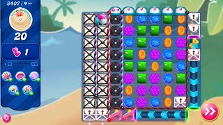 Candy Crush Saga LEVEL 8407 NO BOOSTERS