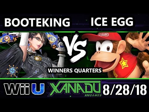 S@X 265 Smash 4 - BootEKing (Bayonetta) Vs. Ice Egg (Diddy Kong) Wii U Winners Quarters