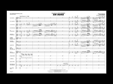 Sir Duke by Stevie Wonder/arr. Jay Bocook
