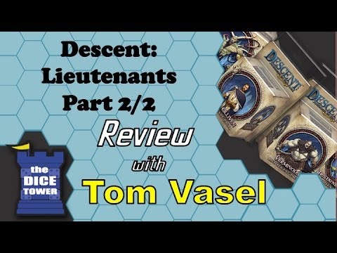 Dice Tower Reviews: Descent 2.0 - Lieutenant Packs Part 2/2