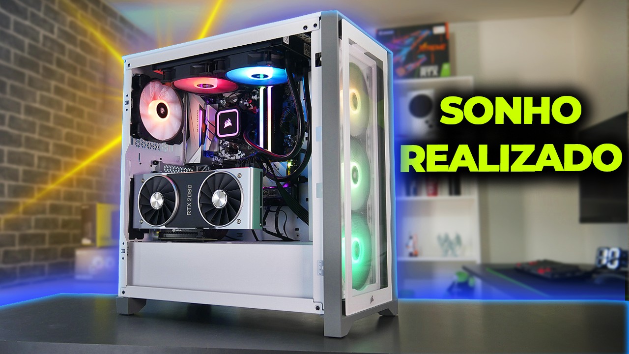 MEU NOVO PC GAMER 2024, ERA UM SONHO! FICOU INSANO! (MONTANDO E TESTANDO)