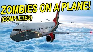 Zombies on a Plane | ZOMBIE SURVIVAL GAME | (Zombies attack plane!)