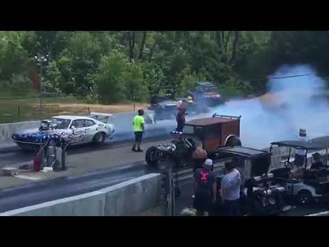 Blower BBF match race Big Block Ford Reunion Race 2021.