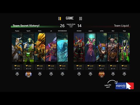 Dota 2 - Secret VS. Liquid, ESL Los Angeles 2020. [Game 1 & 2 Full Series]
