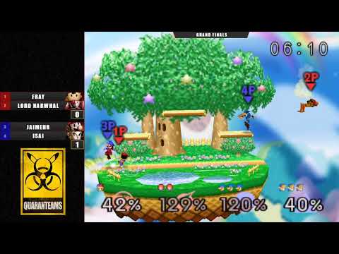 QuaranTEAMS ZPK Grand Finals - Isai & JaimeHR Vs. Fray & lord narwhal - SSB64