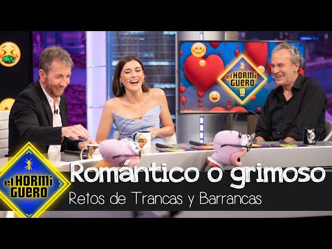 Marta Nieto y José Coronado retados por las hormigas en 'Romántico o grimoso' - El Hormiguero