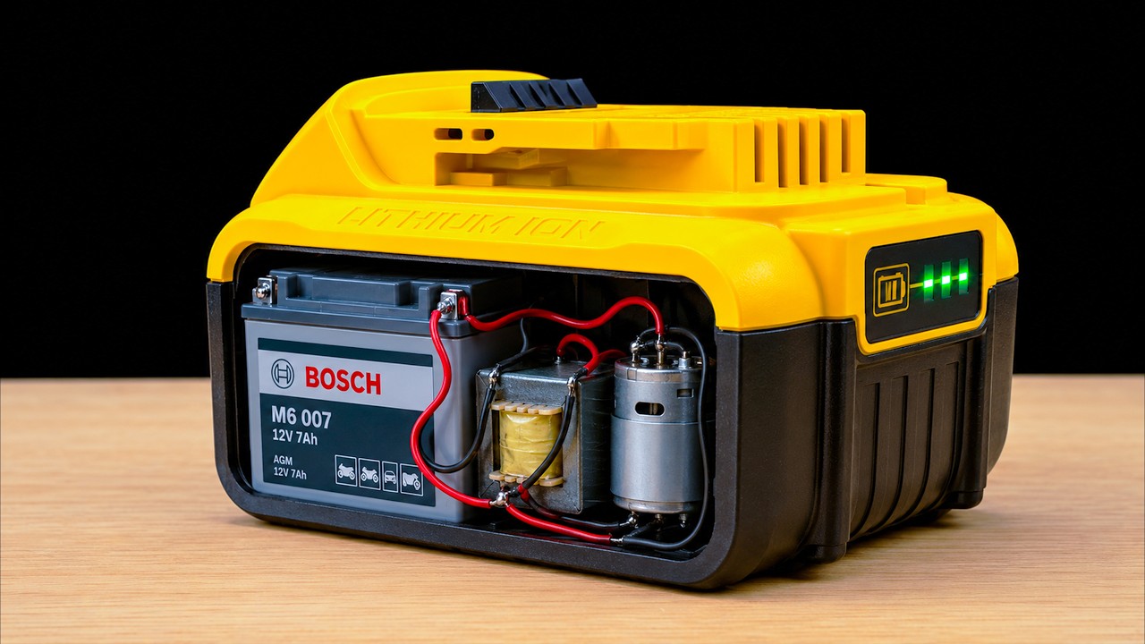 Don't Throw Away Old Power Tool Battery If You Don't Know This! You Will Be SHOCKED by This Idea!