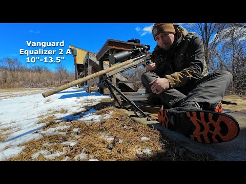 Сошка Vanguard Equalizer 2A бипод на антабке 25 34 см Alu 6063-T5 поворот ±35° наклон ±15° вес 0.375 кг - фото 1 - id-p2971382213