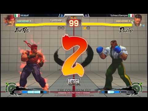 SchiacciSempre vs MrWolf - Bracket - The Colosseum FGT - USF4
