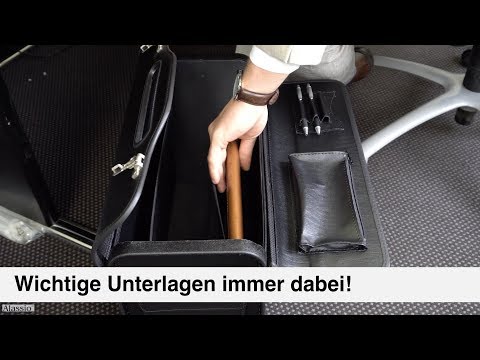 Artikelvideo 1 für Alassio Pilotenkoffer GENOVA Lederimitat schwarz 46,0 x 20,5 x 35,0 cm, Artikelnummer 143305