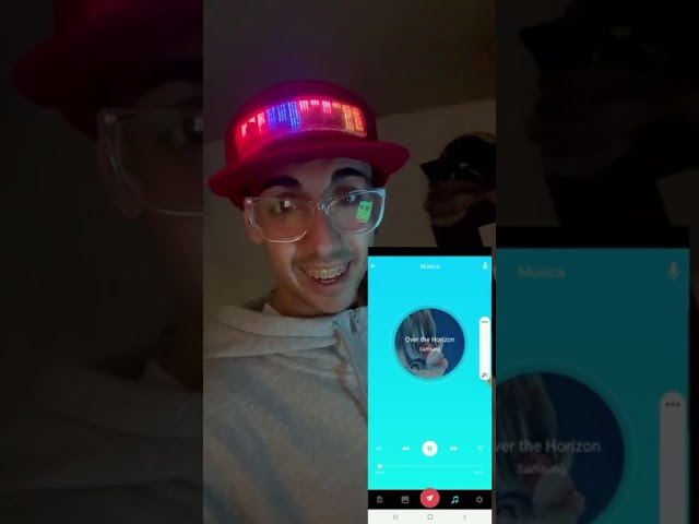 Vídeo relacionado con Gorra de Béisbol LED con Pantalla Programable por Bluetooth y Aplicación